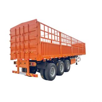 60 Ton Fence Cargo Truck Trailer