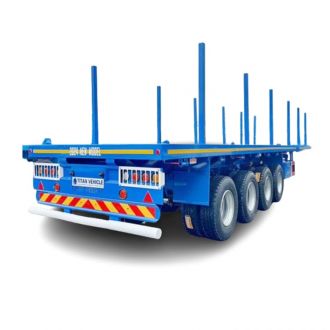 New Flatbed Semi Truck Trailer