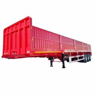 3 Axle Drop Side Semi Trailer