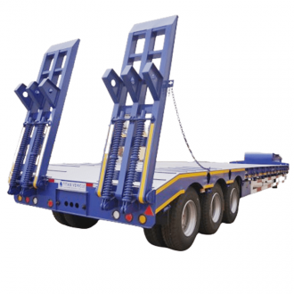 Tri Axle Low Bed Semi Trailer