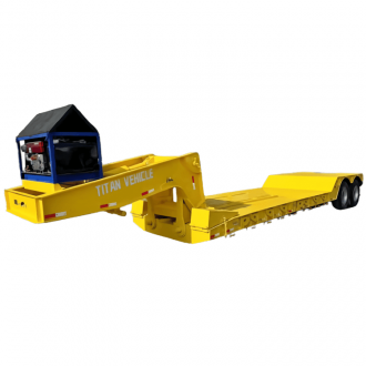 2 Axle Hydraulic Detach Gooseneck Trailer