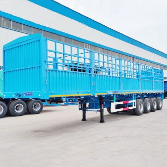 2024 4 Axle Fence Semi Trailer 