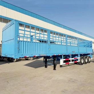 Tri Axle Fence Stake Semi Trailer
