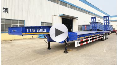 3 Axle 40Ft Low Loader Trailer 