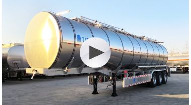 45000 Liters Stainless Steel Tanker Trailer